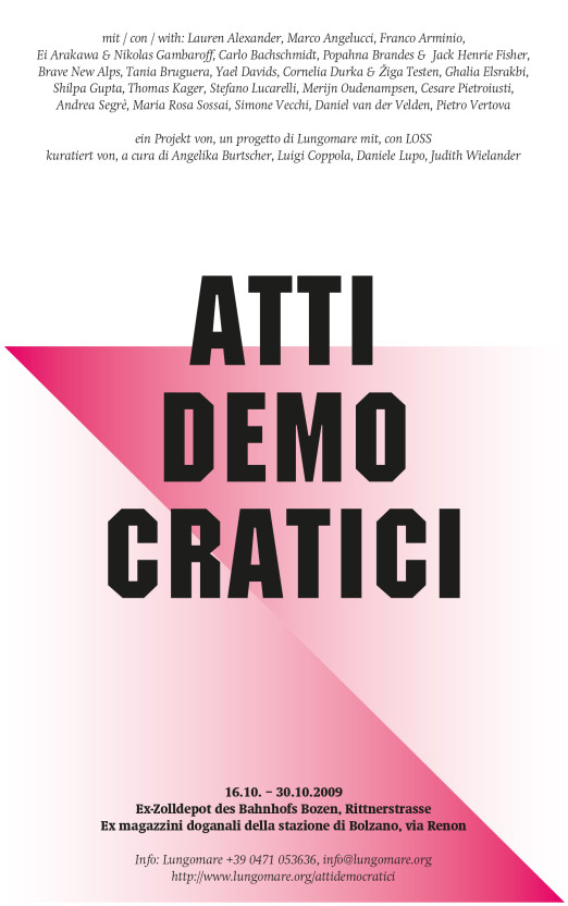 Atti democratici: Postcard (front)