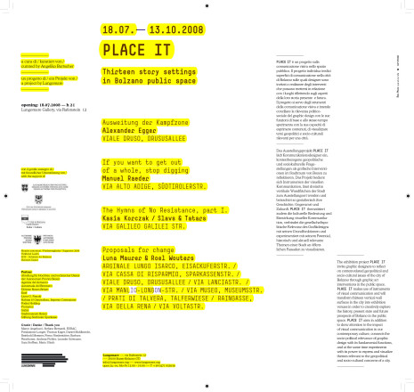 Place it: Flyer (back)
