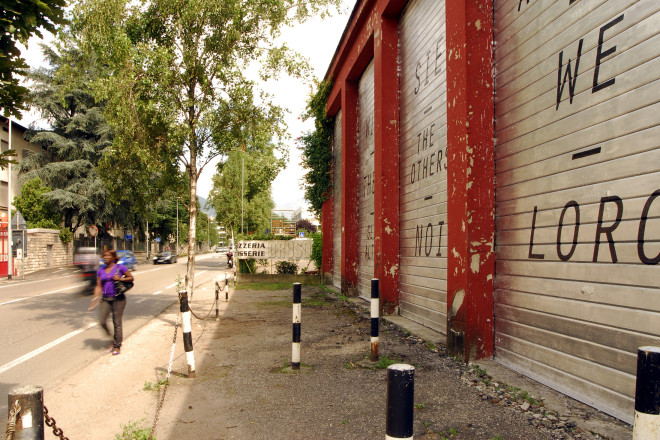 Alexander Egger: Expansion of the combat zone. Photo: Ivo Corrà