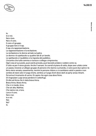 Pensiero del giorno: Matteo Jamunno, 14.06.