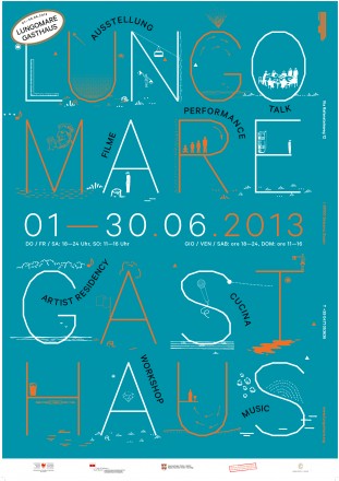 Poster: Lungomare Gasthaus (Design: Joe Miceli & Lina Ozerkina)