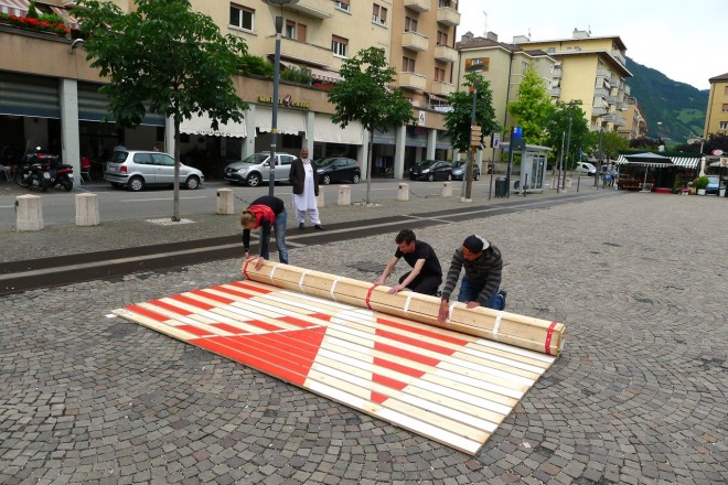 Structure by ConstructLab/exyzt for Lungomare Gasthaus: Masses & Motets, 2013