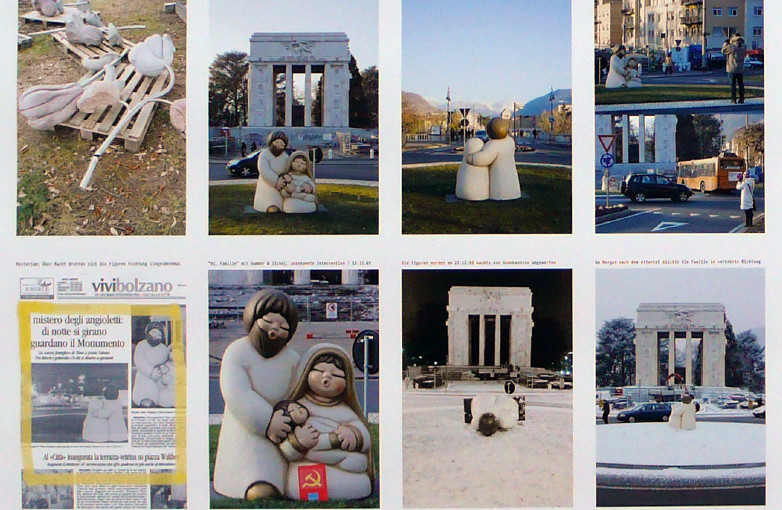 Beitrag zur Ausstellung "Urban Miracles" von Osservatorio urbano # 3: Statt der Engel. Detail