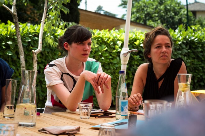 The Sunday Brunch: Ralf Pflugfelder, Beatrice Galilee. 16.06.13. Photo: Daniel Mazza