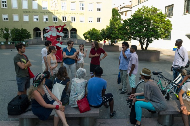 Nikolay Oleynikov: Learning Mural. Monument Tour. Photo: Daniel Mazza, 2013