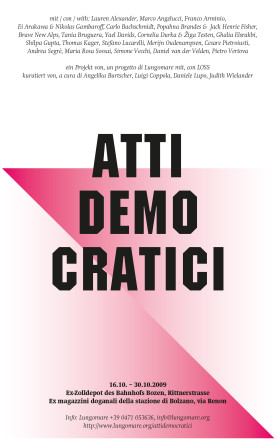 Atti democratici: Postkarte (front)