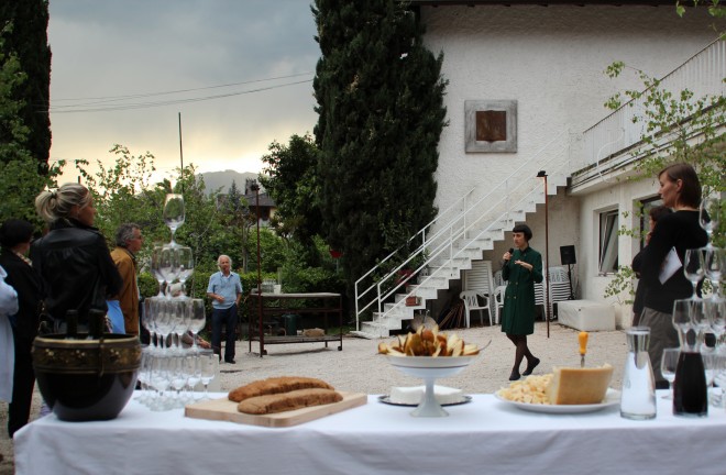 Invited by the Quality of Light: Opening 1: He shakes water for hours and hours, Photo: Stephan Lezuo, 2012