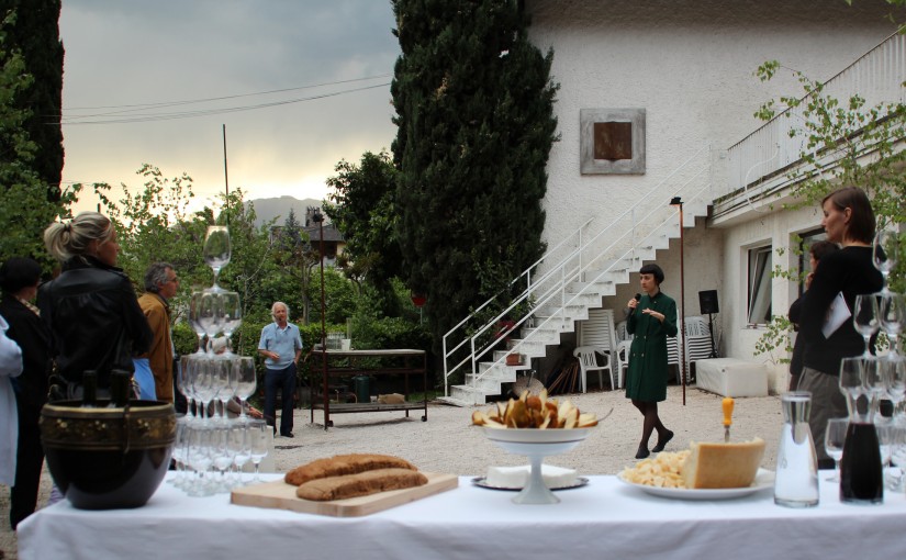 Invited by the Quality of Light: Opening 1: He shakes water for hours and hours, Photo: Stephan Lezuo, 2012