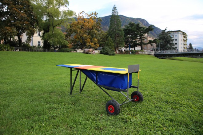 Co-Carts, la Bravetta, test-ride in October 2020, a project by orizzontale. Courtesy Lungomare. Image by Giulia Faccin