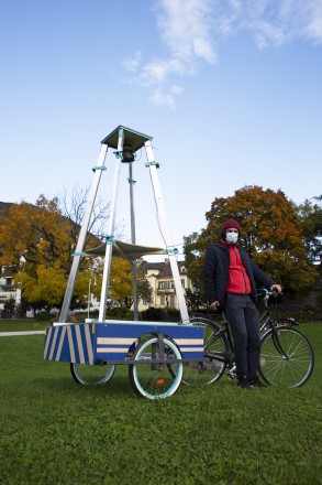 Co-Carts, the Faro,test-ride in October 2020, a project by orizzontale. Courtesy Lungomare. Image by Giulia Faccin