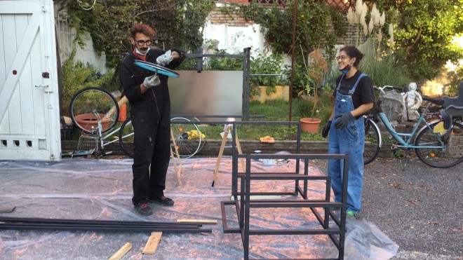 Production of the Co-Carts with Piero and Nasrin
